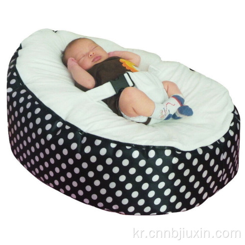 유아 콩 가방 소파 아기 수면 침대